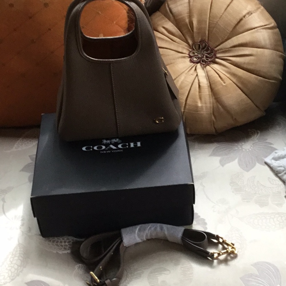 Coach Tan Leather Mini Bag - Picture 5 of 5
